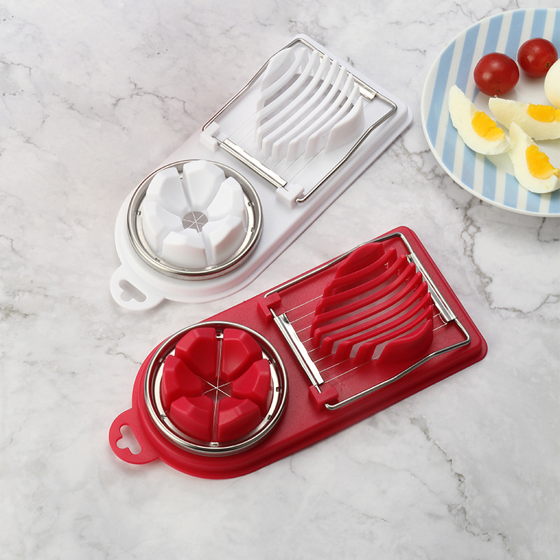 Fancy egg slicer